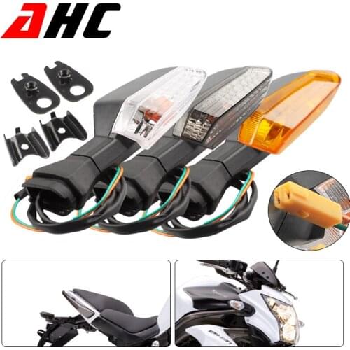 For KAWASAKI Z125 Z250 Z300 Z750 Z800 Z1000 VERSYS 650/1000 ER-6N ZRX1200 Motorcycle Turn Signal Indicator Light Lamp Lens