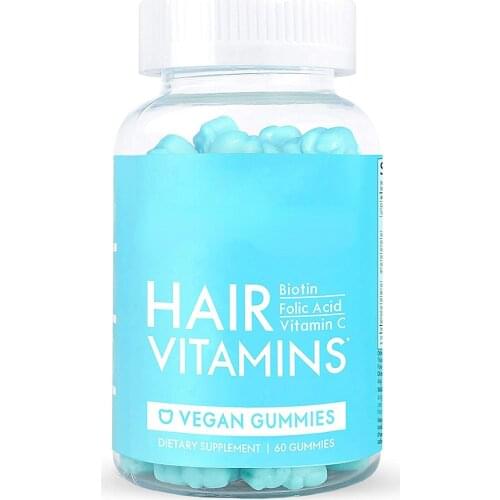 Sugar Vitamin for Hair Womens Multi Vegan Vitamin C Biotin Supplement Vegetarian Gummies For Men 60 Pieces Brand New