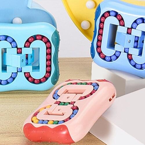 Rotating Magic Bean Fingertip Toy Creative Stress Relief Educational Toys U7EE