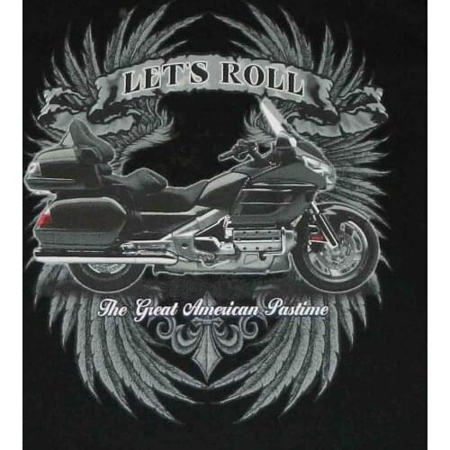 Japan Motorcycle Gold Wing Goldwing Gl1800 F6B Biker Lets Roll Fashion Clothing Men T Shirt New 3D Printed Cool Offensive Shirt
