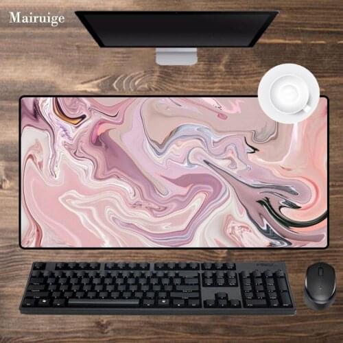 Bright Twist Textured Pattern PC Desk Mat Keyboard Pad Extra Large Gaming Mouse Pad Gamer Computer Anti-slip Big Speed Mousepad