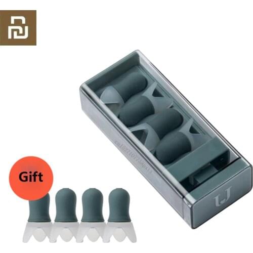 Youpin Jordan&Judy Soundproof Earplugs For Sleep Noise Reduction Light Soft Silicone Sleeping foam Travel Sleep Earplugs