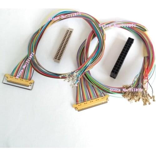 0.5 Pitch I-PEX 20453-030T 20453-040T DF13 LVDS Screen Cable Line 20455-030E 040E Custom Screen Line 30Pin 40P eDP Screen Cable
