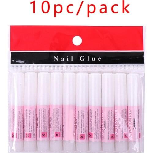 10pc/lot Mini Beauty Nail Glue Professional Nail Art Glue False Art Decorate Tips Acrylic Glue Nail Accessories For Rhinestones