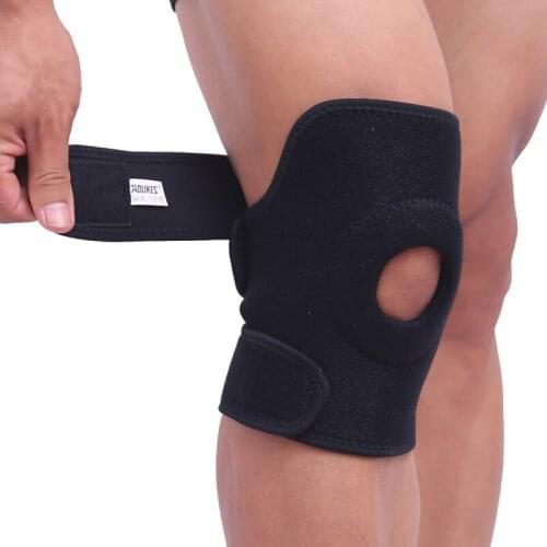 2021 Adjustable Patella Knee Pads Elastic Brace Kneepad Knee Support Brace Safety Guard Strap for Basketball Free Size