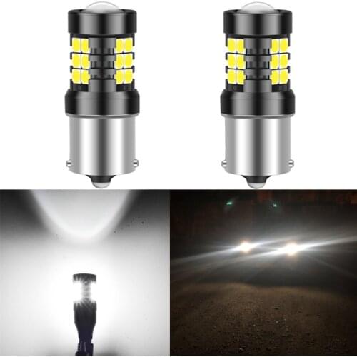 2x White 1156 BA15S P21W T15 T16 W16W 3157 T20 7440 T20 LED Bulb Lamp Turn Signal Light for toyota avensis t25 prius rav4 tacoma