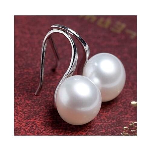 AAAA High Quality Pearl Earrings High Luster Pearl Jewelry Classic 925 Sterling Silver Earrings For Women Party Wedding earrings