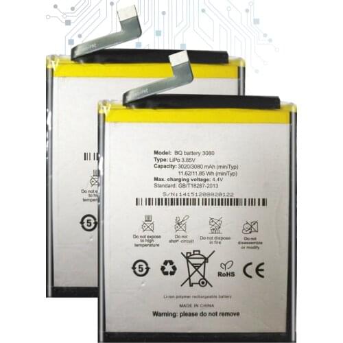 3080mAh Battery For BQ Aquaris U plus Lite Mobile Phone