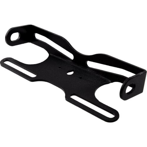 Black Aluminum Motorcycle Tail License Number Plate Holder Fender Eliminator Tidy Universal