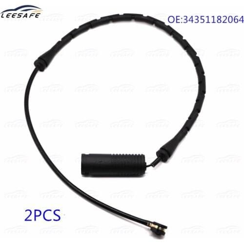 2PCS 34351182064 Front Brake Pad Sensor for BMW 5 7 Series E38 E39 Car Front Wheel Brake Pad Wear Sensor OEM NO 34 35 1 182 064