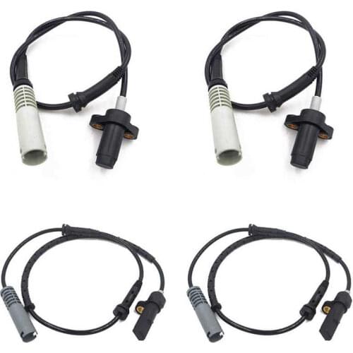 4PC ABS Wheel Speed Sensor Front Rear Left Right for 97 98 BMW 528I 540I E39 34521182160 34521182159