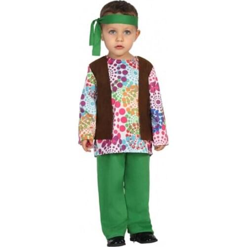 Snailify Toddler 1960s Hippie Costume Baby Flower Hippy Festival Carnival Fancy Dress Costume Outfit For Halloween Costume