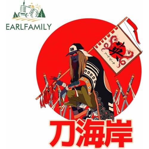 EARLFAMILY 13cm x 10.8cm For Anime Car Stickers DIY Waterproof Decal Body for Car Vinyl Material Personality Occlusion Scratch