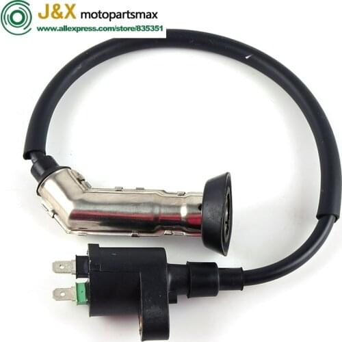 Scooter moped atv GY6 139qmb Ignition Coil High Performance Racing Ignition Coil Spark Plug Wire GY6 150cc 50cc Scooter ATV