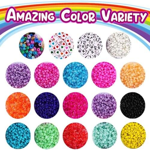 1Box Round Glass Seed Beads Charms Small Beads Craft for DIY Bracelets Necklace Jewelry Making Earring Finding Crafting Bangles