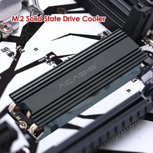 VODOOL M.2 SSD Cooler Heatsink 2280 Solid State Hard Disk Radiator for Desktop PC Computer Aluminum Alloy Cooling Thermal Pad