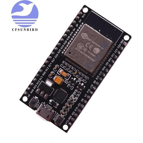 ESP32 rev1 Development Board WiFi+Bluetooth Ultra-Low Power Consumption Dual Core ESP-32 ESP 32 ESP8266 (Yellow pin welding)