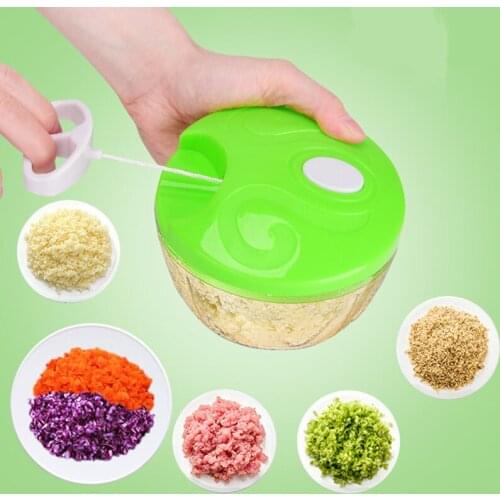 Multifunction Kitchen Food Chopper Household Hand Manual Rope Processor Slicer Shredder Salad Maker kitchen accessories