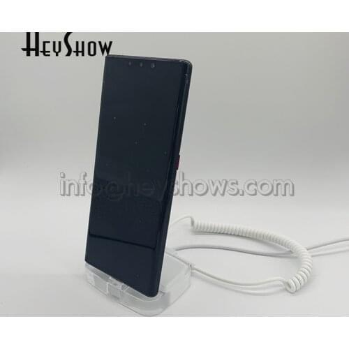 Mobile Phone Acrylic Security Anti-Theft Stand Display Base Cell Phone Safe Burglar Alarm System Holder With Charging Function
