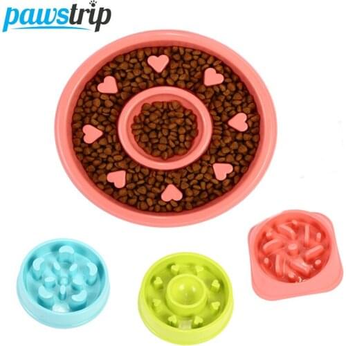 Pawstrip Anti Choke Pet Dog Feeding Bowl Dog Bowl Slow Feeder Prevent Obesity Healthy Diet Slow Dog Feeder Bowl For Dogs Cats