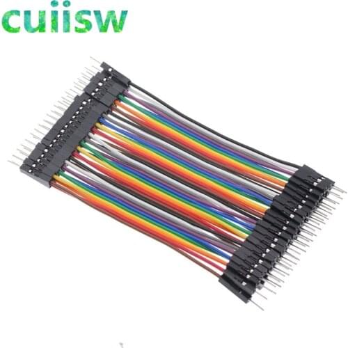 40pcs/lot 10cm 2.54mm 1pin Male to Male jumper wire Dupont cable Dupont line