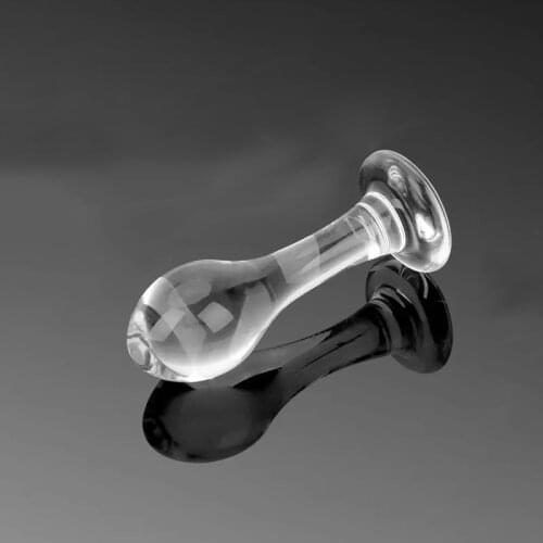 Glass Anal Dildo Small Butt Plug Anal Beads Everything for Sex Toys Women Couples Adult Products Crystal Glass Anal Stimulator