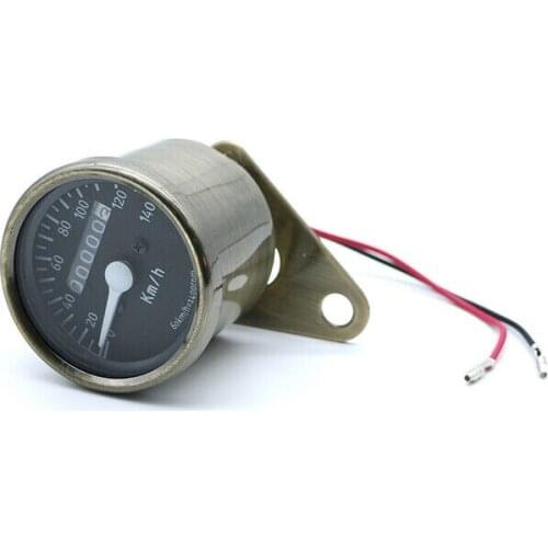LED Mechanical Odometer Speedometer Tach Gauge For Cruiser Chopper Off-road Dirt