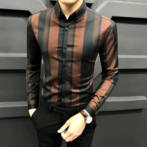 Tromlfz Men's Striped Shirts