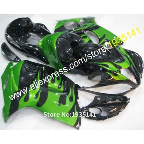 Body Kit For Suzuki GSXR1300 2008 2009 2010 2011 2015 2016 Parts GSX-R1300 Green Black Motorbike Fairing Kit (Injection molding)