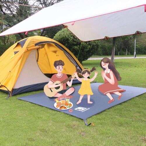 Outdoor thickened tent floor mat Oxford cloth waterproof picnic mat wear-resistant floor cloth 240*210CM