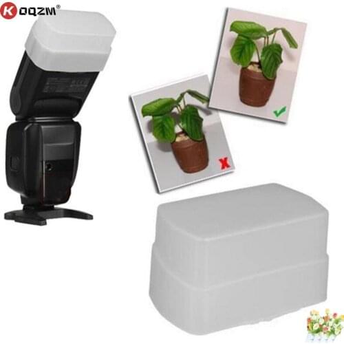 1pcs Softbox Flash Diffuser Soft Cap Box For Canon Speedlite 580EX II Yongnuo YN560 Camera Photo