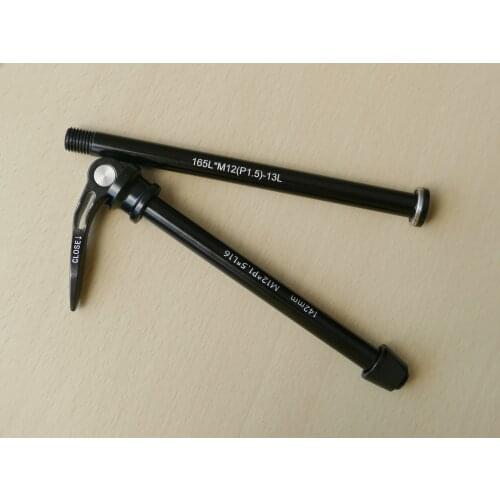 2 pcs Thru axle ( Front & Rear ) - Cyclocross Bike Thru Axle 100mm * 12mm / 100mm * 15mm Axle Fork + 142mm * 12mm Axle Frame