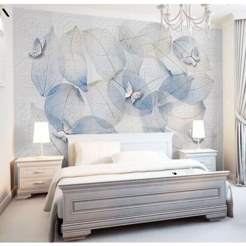 3D Hand-painted flowers Wallpaper Art Wall Mural Living Room TV background Bedroom Wall Mural Hollow out Flower Wallpaper Decor