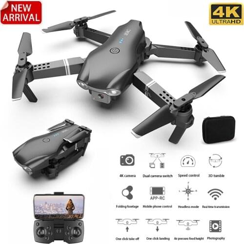 New S602 RC Drone 4K 1080P Dual Camera WiFi FPV Camera Drone Height Hold Mode RC Foldable Quadcopter Dron Boy Toy Gift VS E68