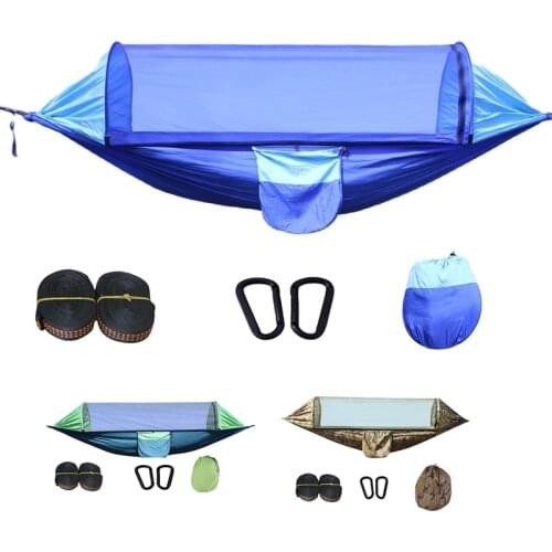 Camping Double Hammock with Mosquito Net Portable Hammocks for Hiking Camping Backpacking Travel Backyard