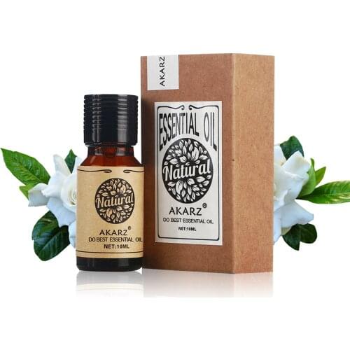 AKARZ Famous brand natural Gardenia oil Relax nerve Moisturizing and nourishing the skin Gardenia essential oil