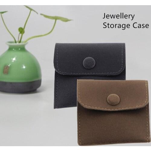 New Fashion Flannelette Jewelry Storage Boxes Case High Quality Bracelet Protect Soft Bag Ladies' Jewelry Collect Case
