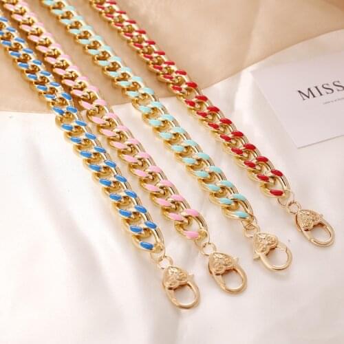 Hip Hop Statement Necklace drop Oil Color line Chain necklaces for Women Fashion Party Wholesale Jewelry choker necklace