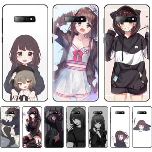 Girl anime cute Menhera chan Phone Case For Samsung galaxy S 7 8 9 10 20 edge A 6 10 20 30 50 51 70 note 10 plus