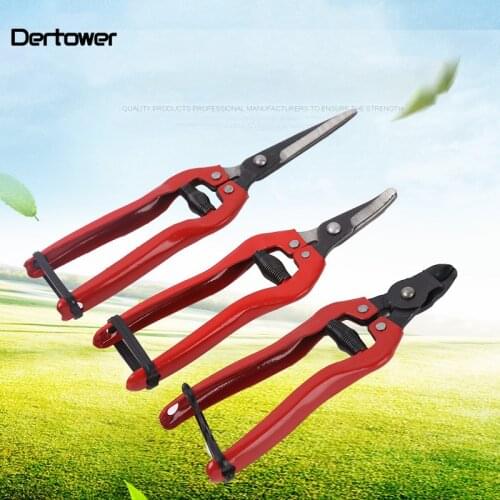 Garden Pruning Shear High Carbon Steel Scissors Grafting Bonsai Tool Fruit Tree Flowers Branch Pruner Trimmer Garden Tools