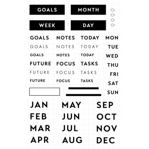 CLEAR STAMP calendar DIY Scrapbook Card album paper craft silicon rubber roller transparent stamps 121