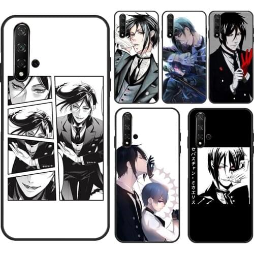 Sebastian Black Butler Kuroshitsuji For Huawei Nova 2 3 i 2Z 5T Y7A Y6P Y5P 2020 Y3 II Y5 2017 Y9 Y7 2019 Y6 Prime 2018 Case