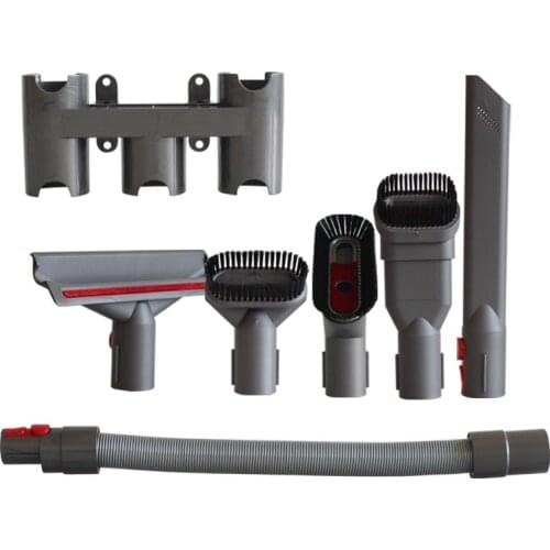 HOT！-for Dyson V7 V8 V10 V11 SV10 SV11 Vacuum Cleaner Brush Nozzle Suction Head Brush Extension Hose Holder Part 7PCS