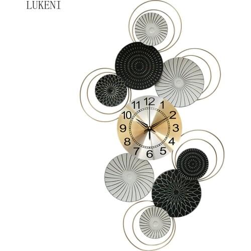 Modern Minimalist Nordic Light Luxury Clock Wall Clock Living Room Creative Restaurant Personality Creative Wall Watch