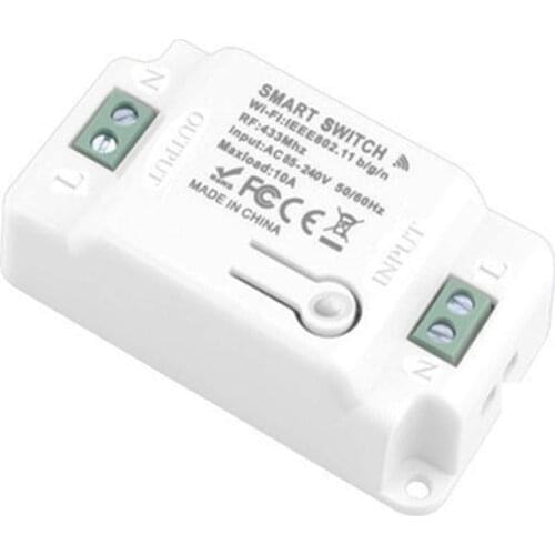 Tuya WIFI Remote Smart Switch Module 433MHZ Remote Control WIFI Four Control Methods Support Google Home Amazon Alexa