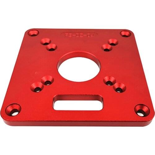 Universal RT0700C Aluminium Router Table Insert Plate Woodworking Benches Wood Router Trimmer Models Engraving Machine