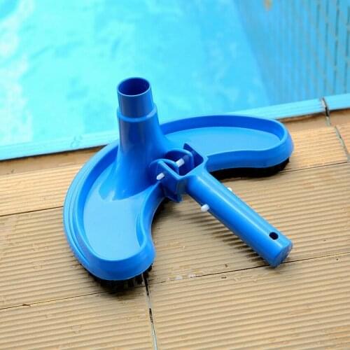 Pool Vacuum Head/Curved Shape/for Inground and Above Ground Swimming Pools, Curved Suction Head with Handle