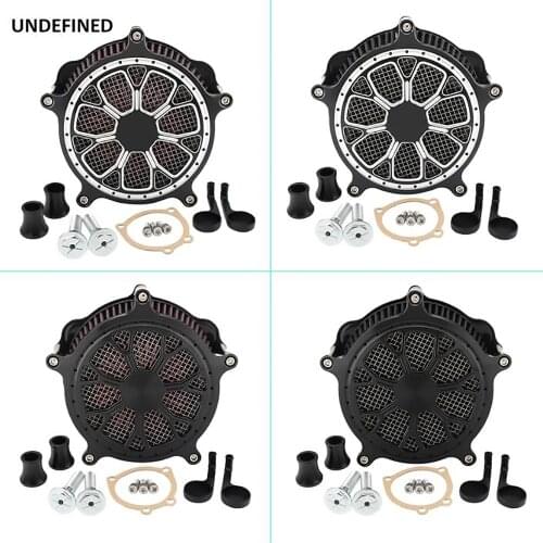 Air Filter Venturi Cut Motorcycle Air Cleaner Filter Intake For Sportster 48 72 XL1200 Custom Super Low XL883L Iron 883 91-2019