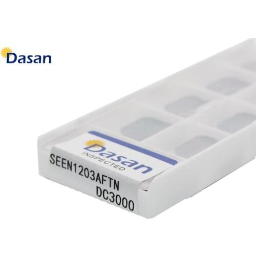 SEEN1203AFTN DC3000 Cermet Mill Inserts CNC Lathe Milling Cutter Turning Tools for Steel