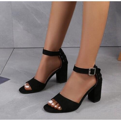 2021 New Summer Womens Sandals High Heels Group Crossed Straps Fish Mouth Hollow Shoes with Lace Straps Roman Sandals XL 35-43